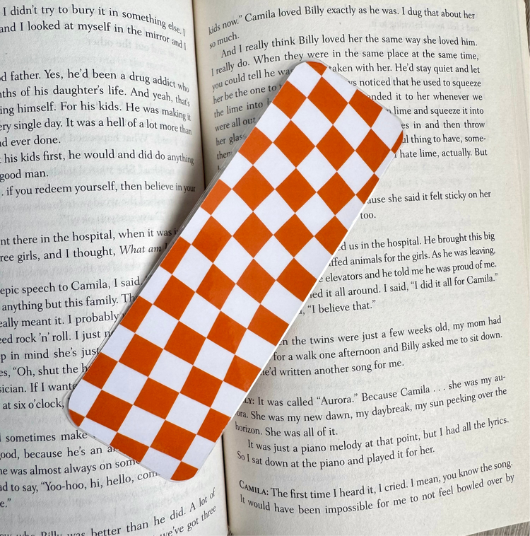 Colorful Checkered Bookmarks