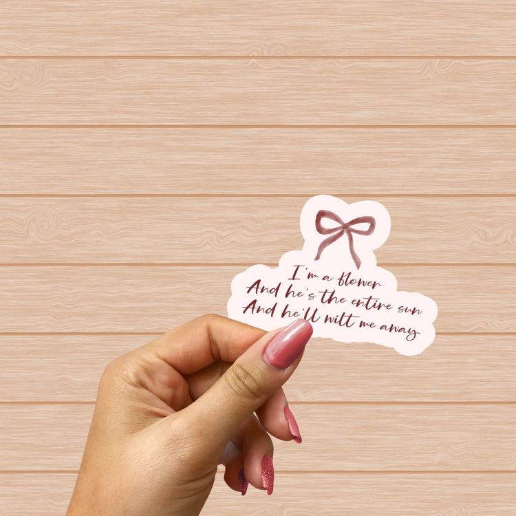 I'm a Flower Sticker