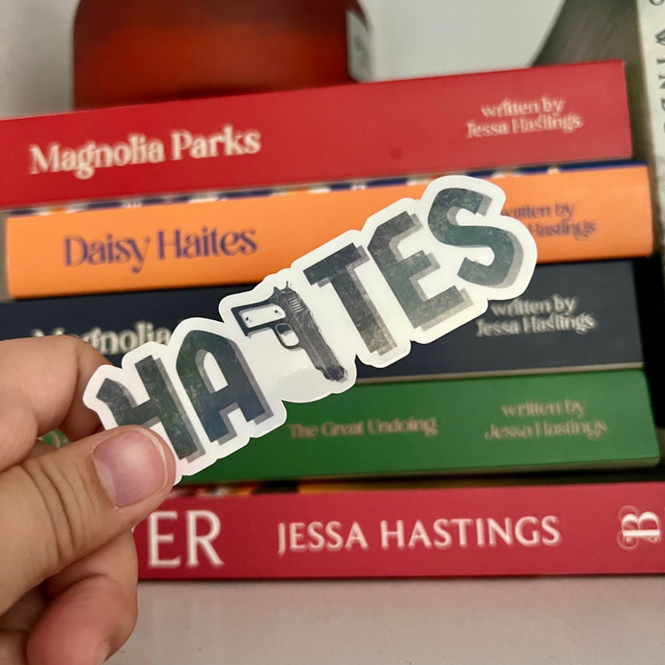 Julian Haites Bookish Sticker