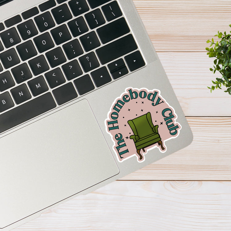 The Homebody Club Sticker