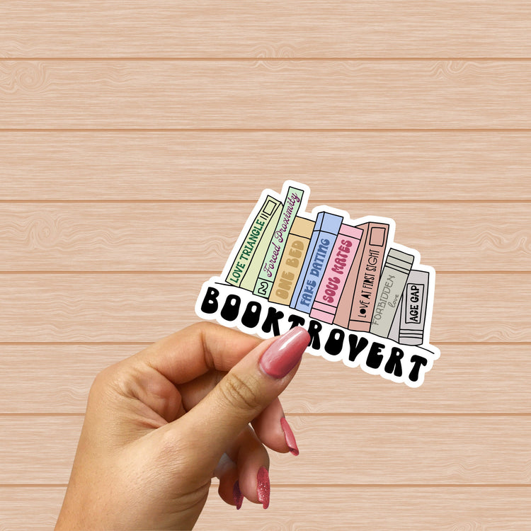 Booktrovert Sticker