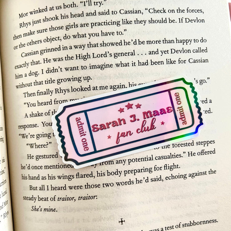 Sarah J. Maas Fan Club Sticker