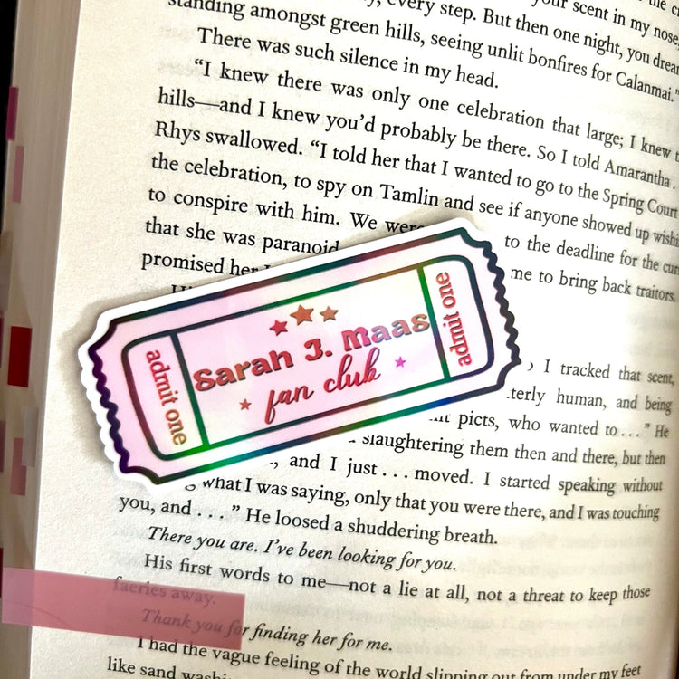 Sarah J. Maas Fan Club Sticker