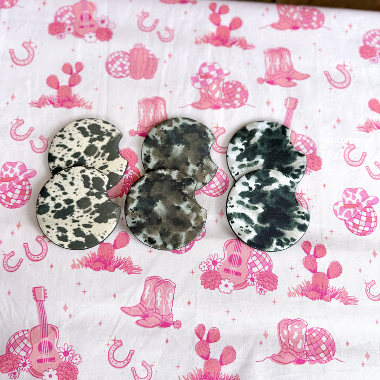 Cowgirl Car Coasters