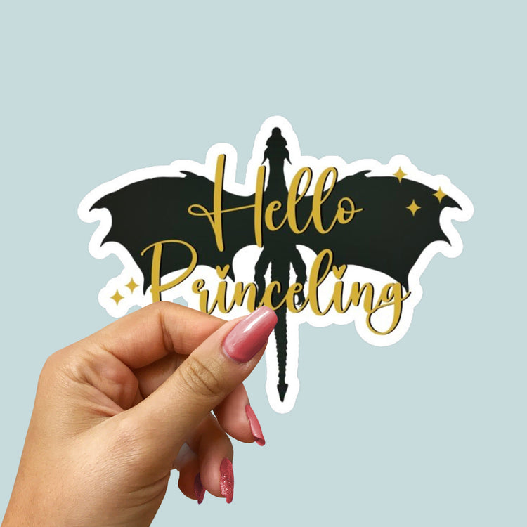 Hello Princeling Holographic Sticker