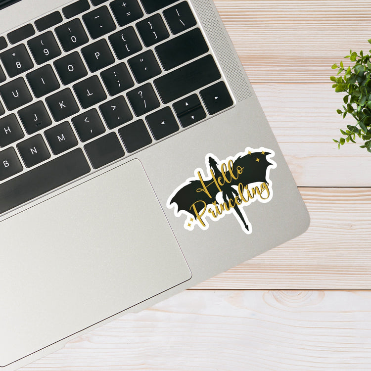 Hello Princeling Holographic Sticker