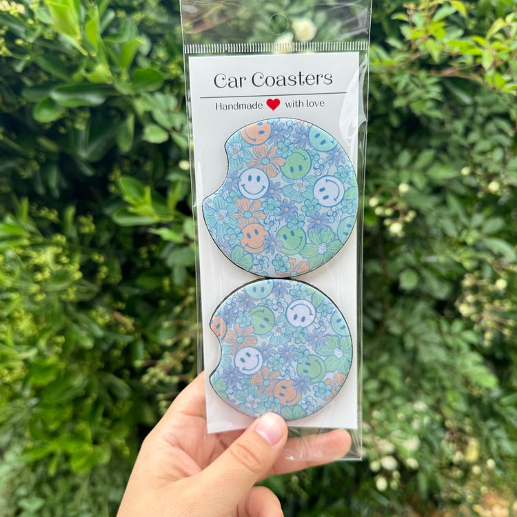 Colorful Neoprene Car Coasters