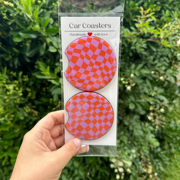 Colorful Neoprene Car Coasters