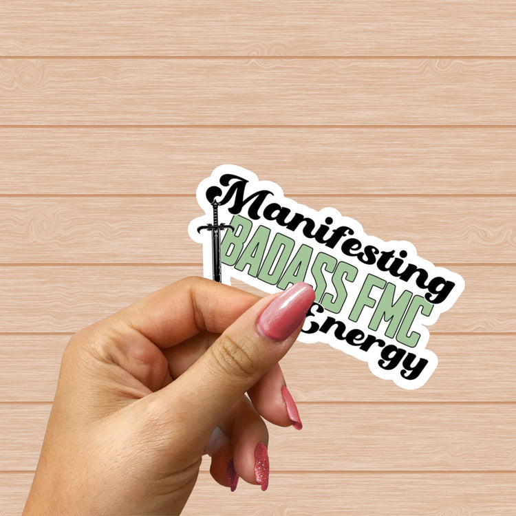 Manifest Badass Energy Kindle Sticker
