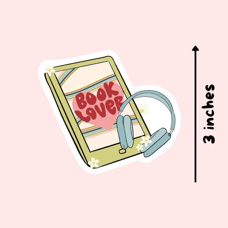 Retro Bookish Sticker