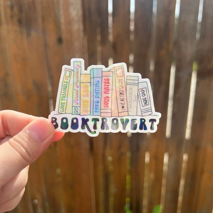 Booktrovert Sticker