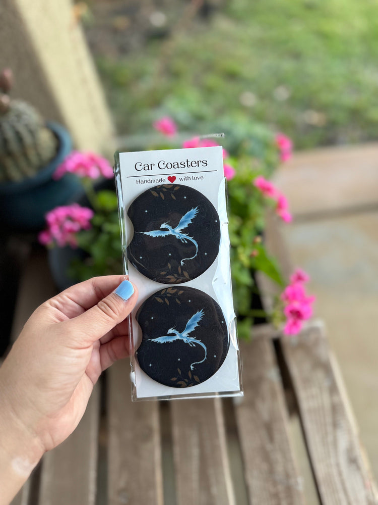 When the Moon Hatched Car Coasters