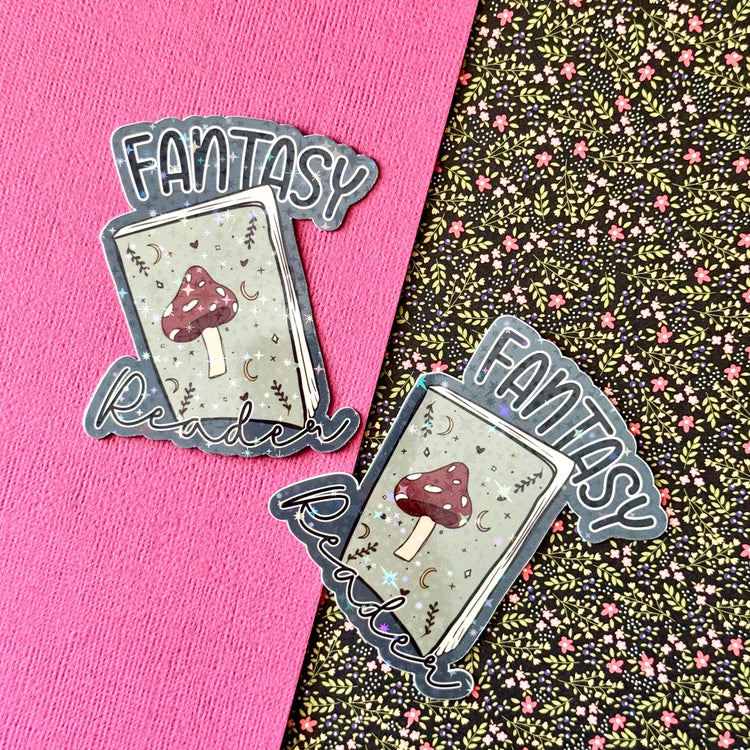 Fantasy Reader Kindle Sticker
