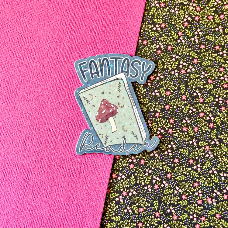 Fantasy Reader Kindle Sticker