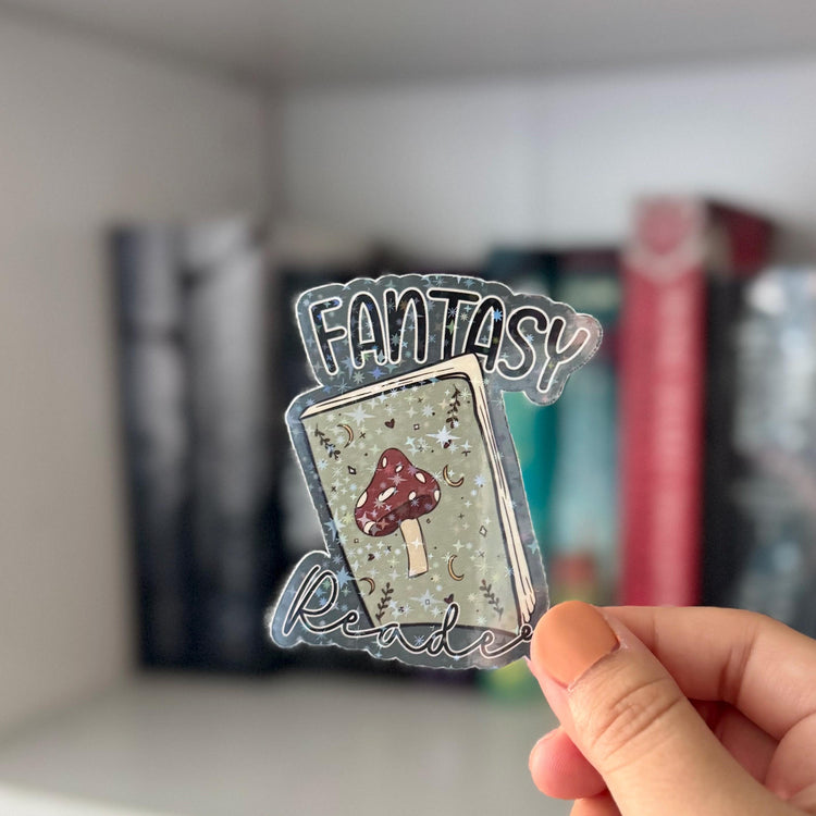 Fantasy Reader Kindle Sticker