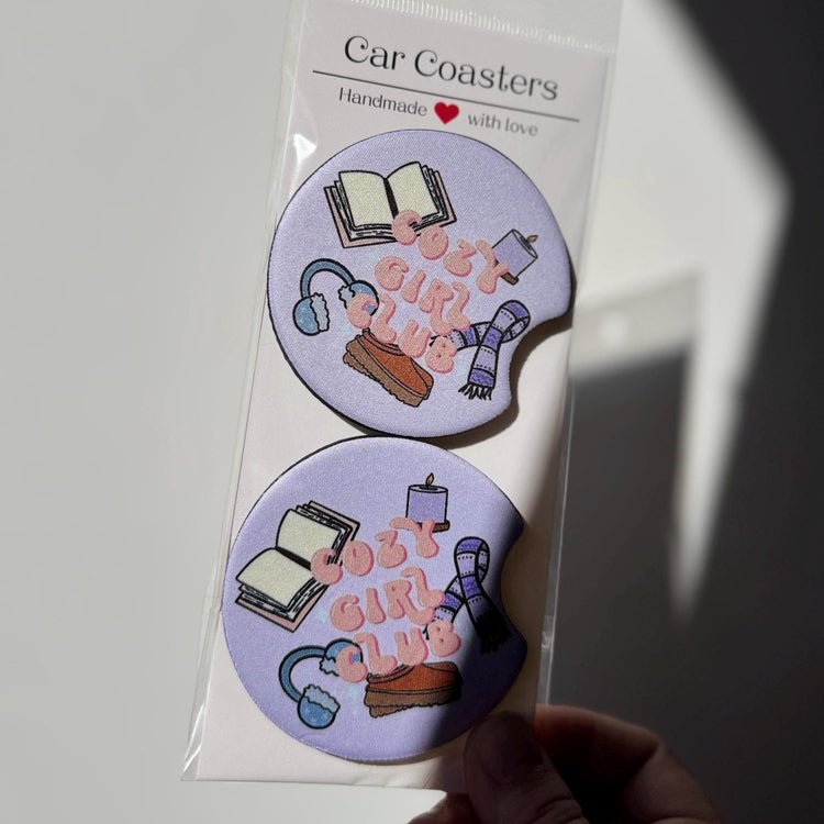 Cozy Girl Club Car Coaster