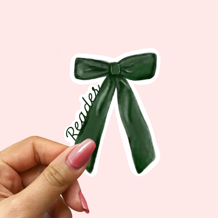 Cute Bow Reader Kindle Sticker