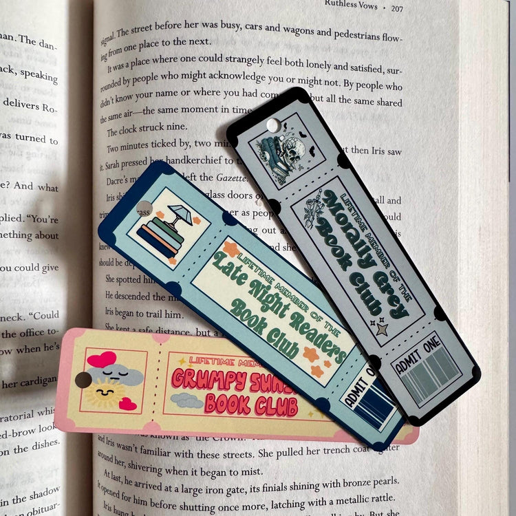 Morally Grey Book Club Bookmark