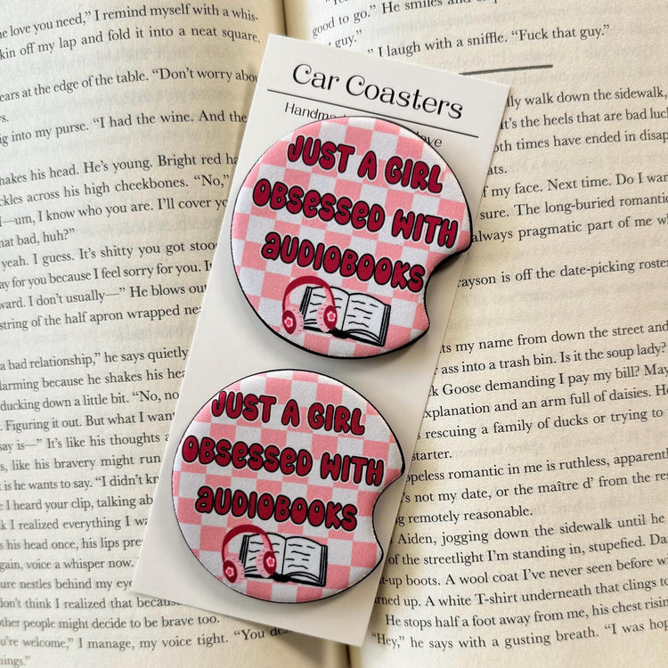 Audiobook Girlie Car Coaster