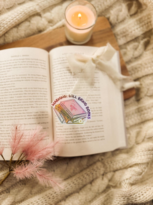 Will Bring Books Sticker