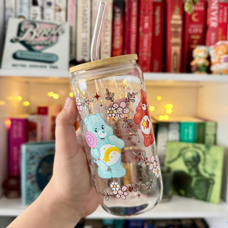 Kawaii Bears Glass Tumbler 16oz