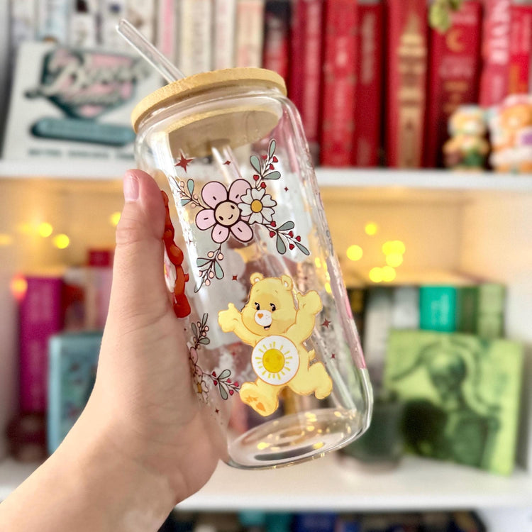 Kawaii Bears Glass Tumbler 16oz