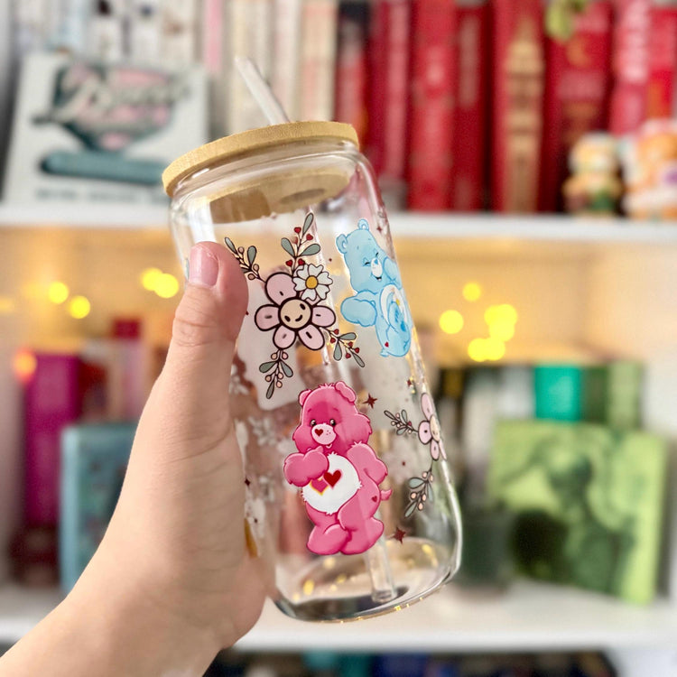 Kawaii Bears Glass Tumbler 16oz