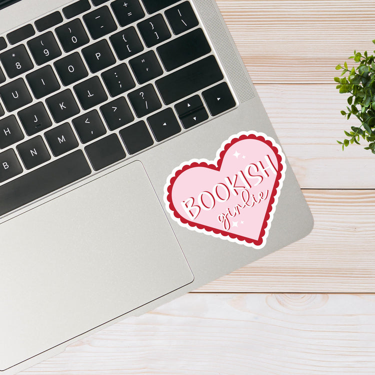 Scalloped Heart Sticker