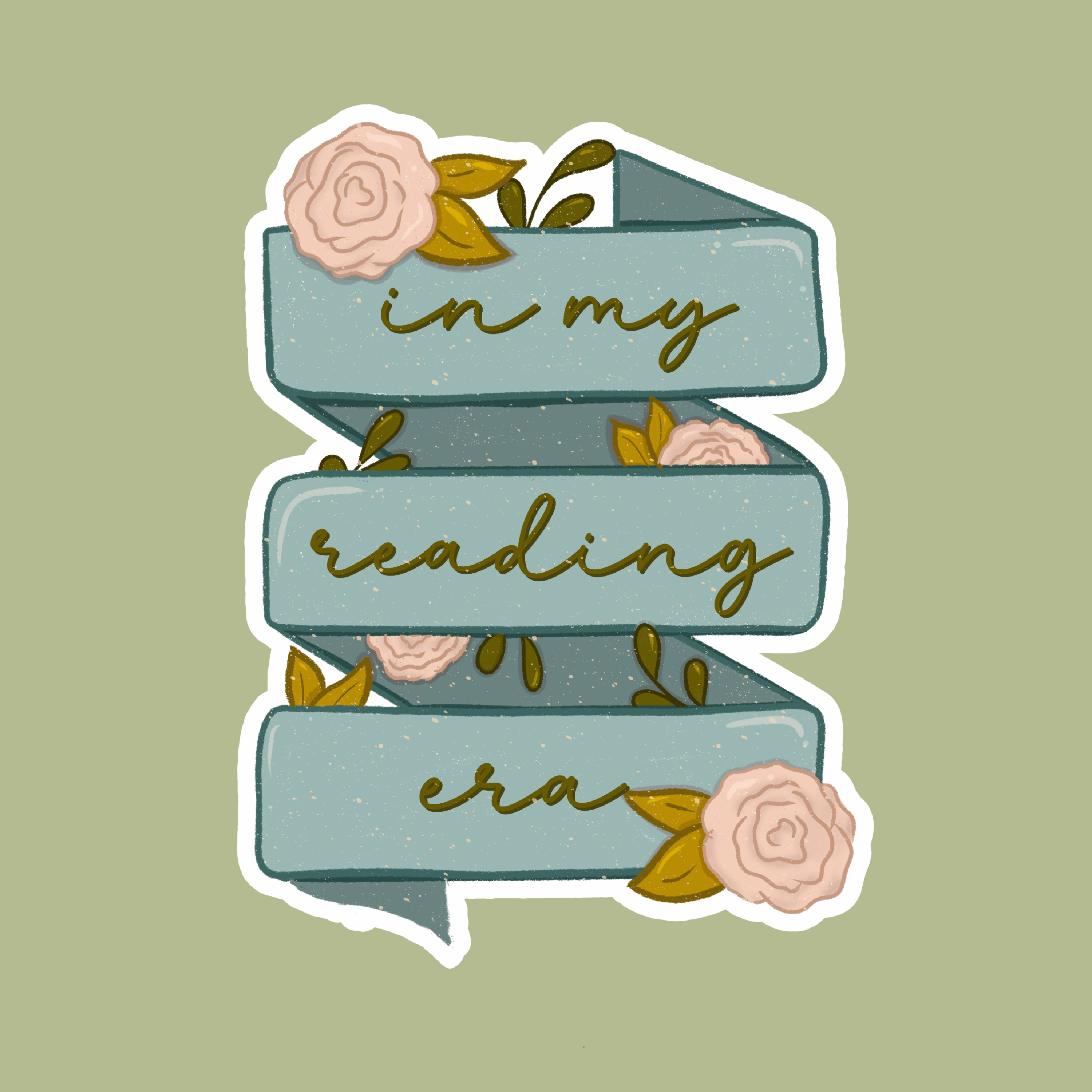 In My Reading Era Sticker