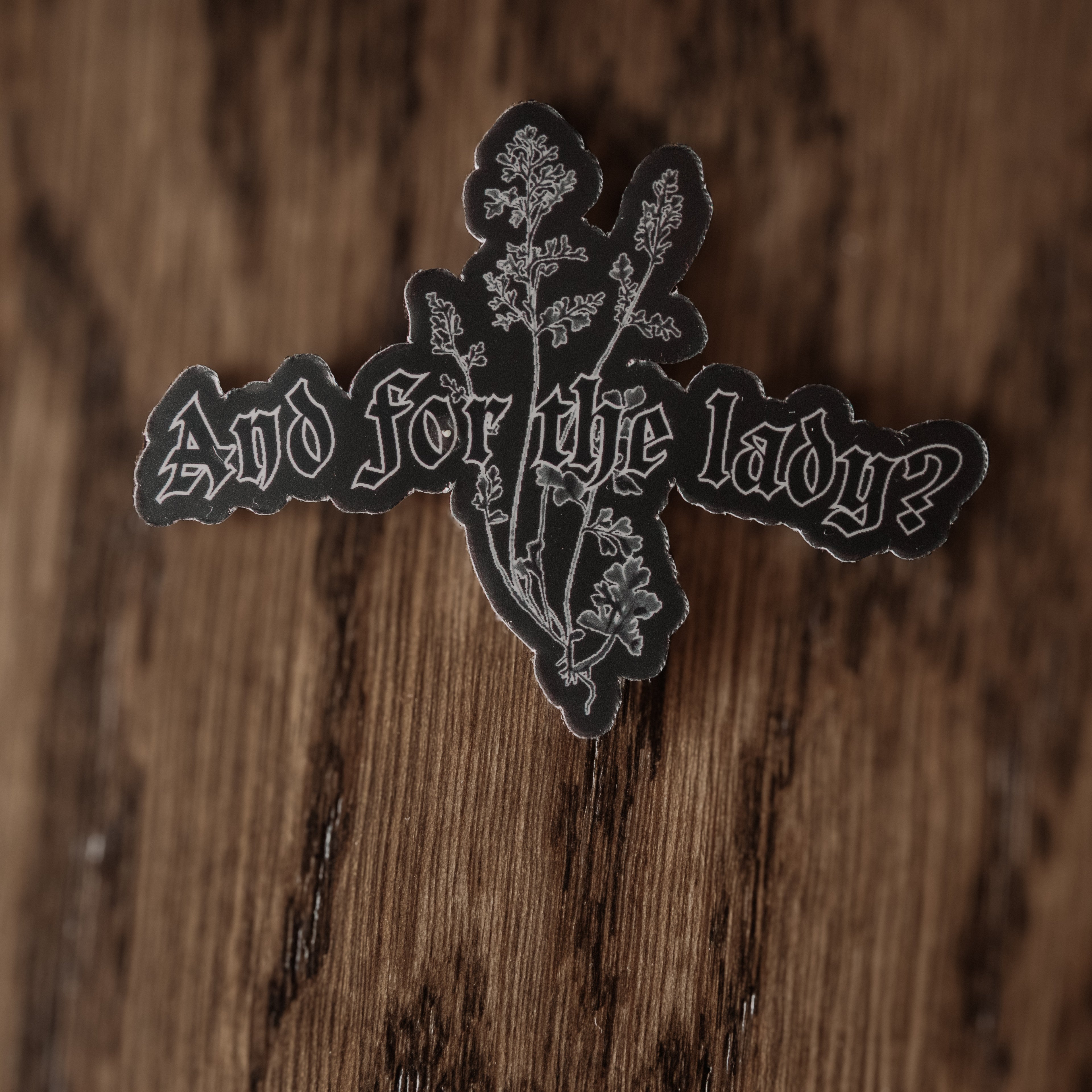 Lady Knight Sticker Set | Dark Academia Matte Vinyl Stickers