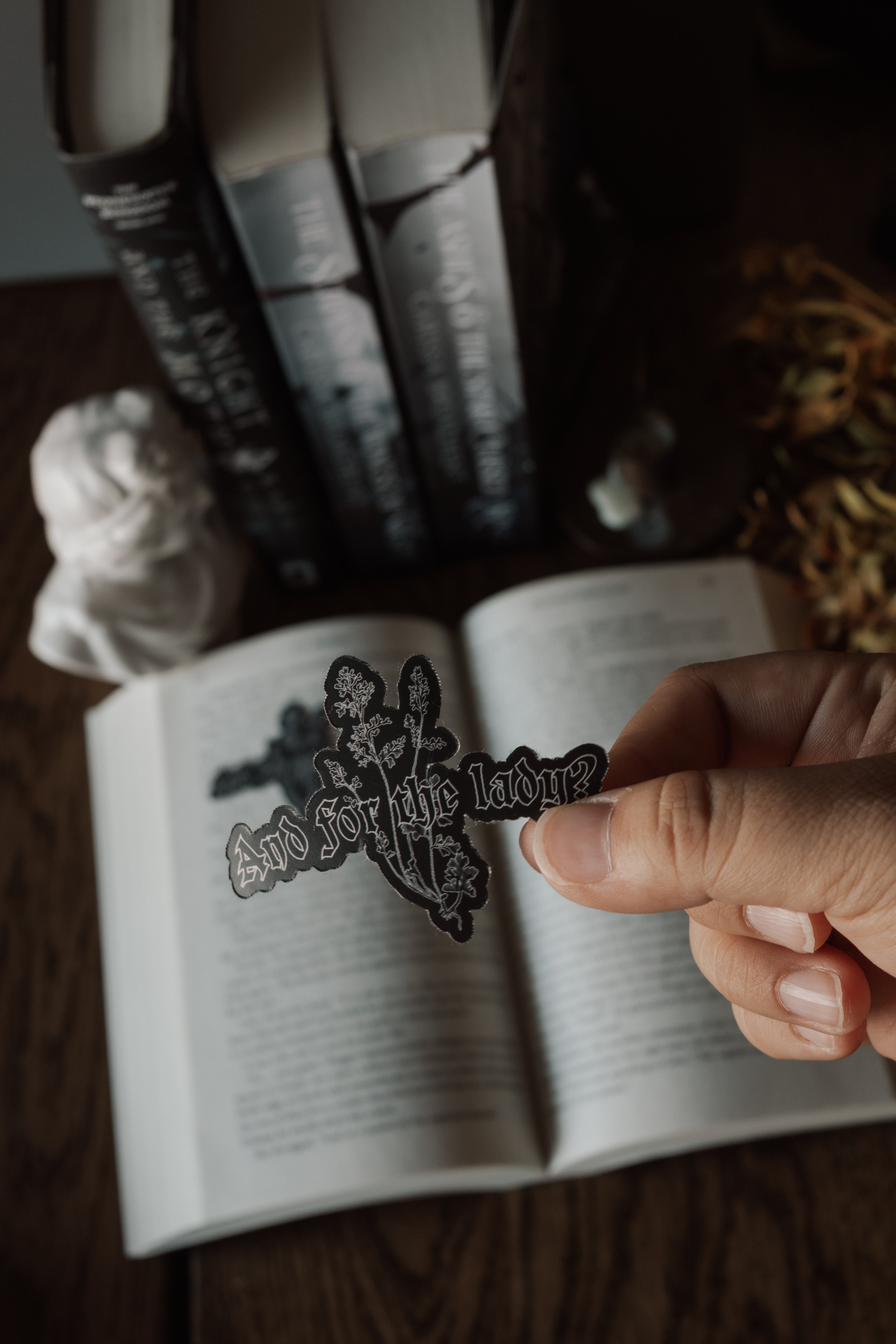 Lady Knight Sticker Set | Dark Academia Matte Vinyl Stickers