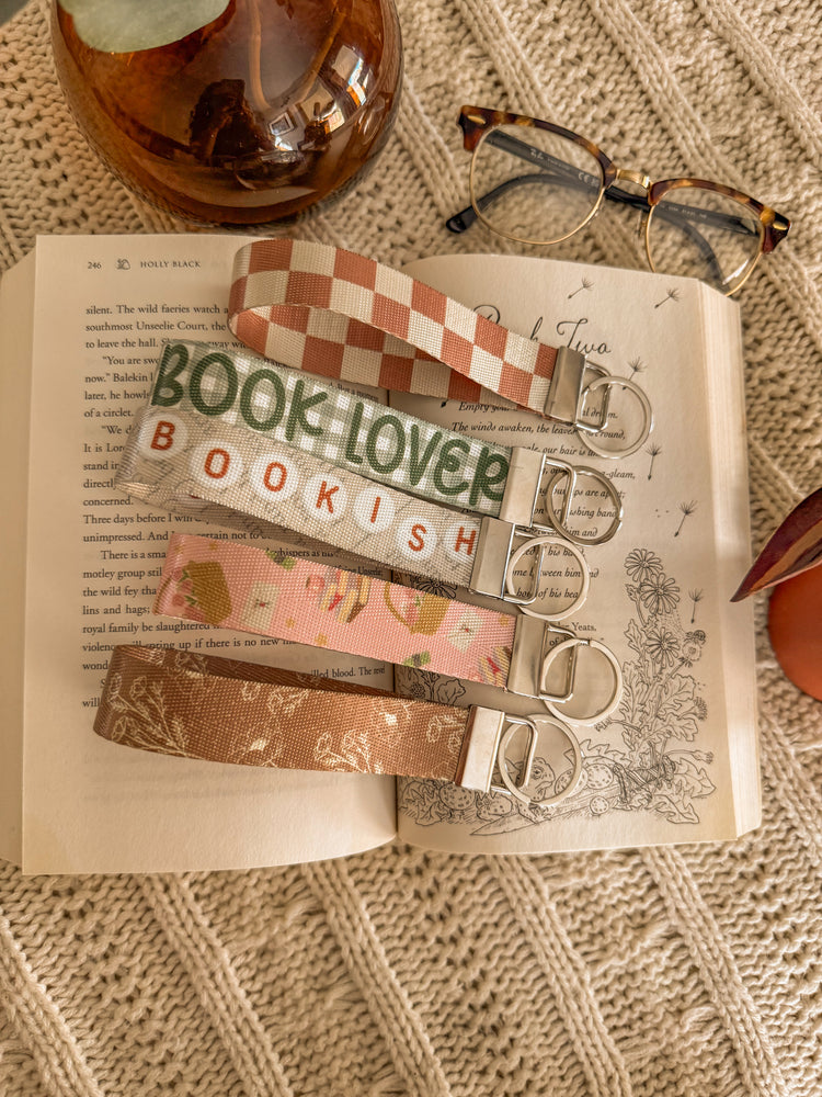 The Cozy Reader’s Key Fob – Wristlet for Book Lovers
