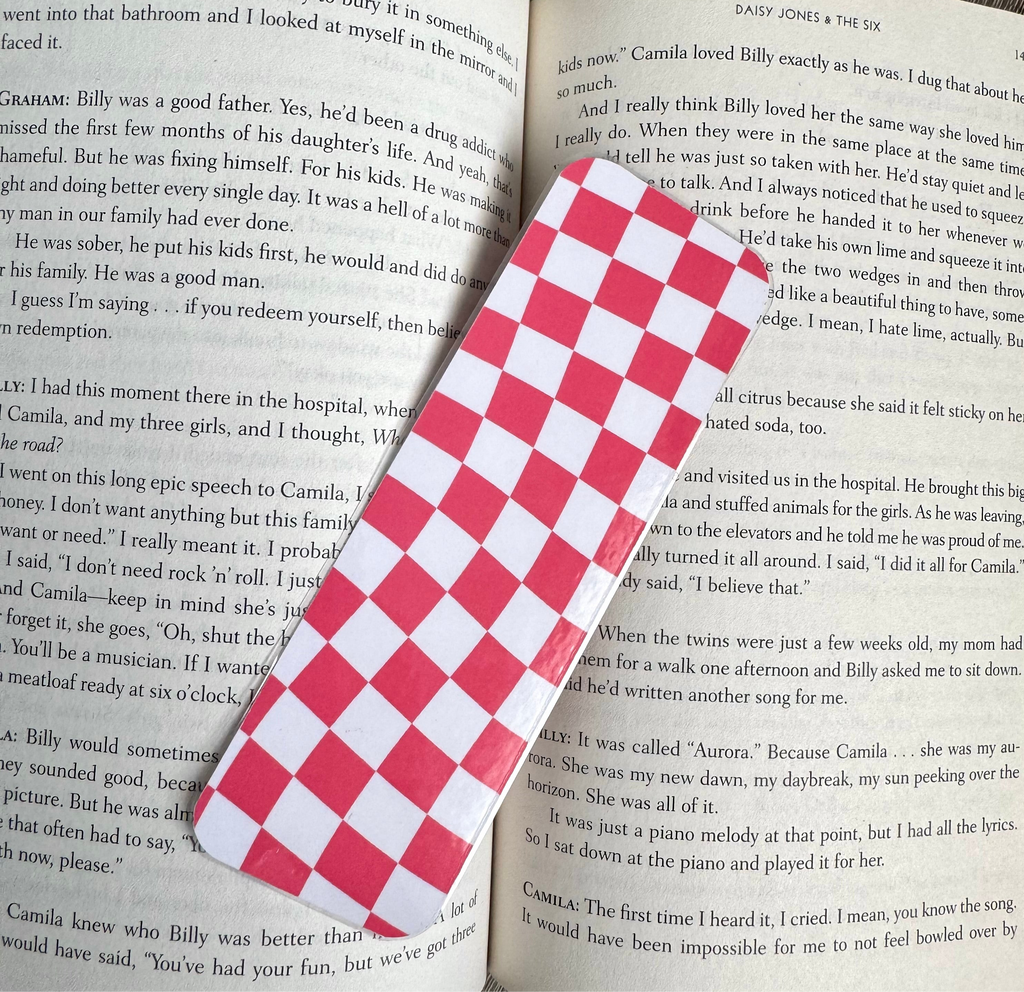 Colorful Checkered Bookmarks