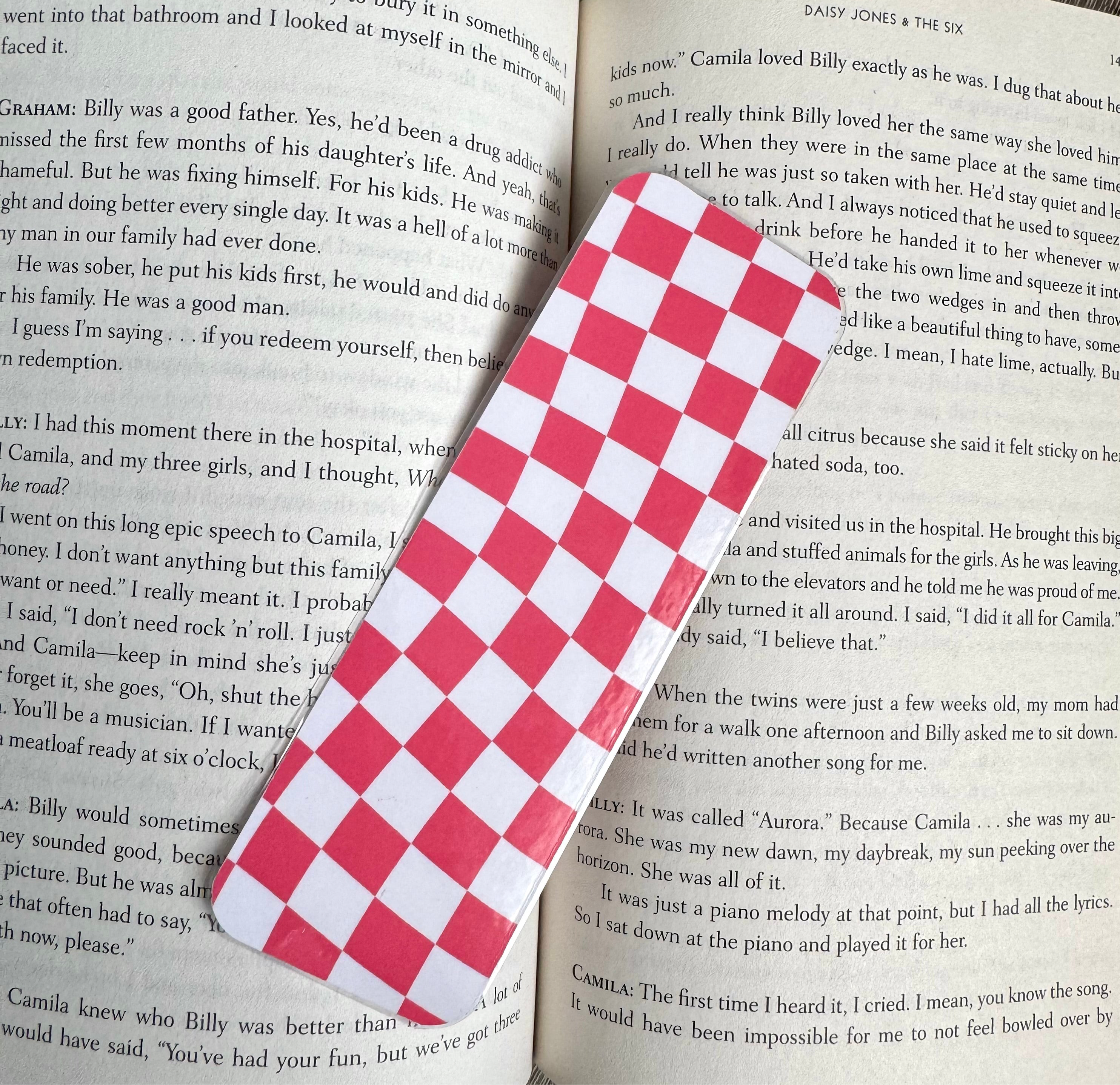 Colorful Checkered Bookmarks