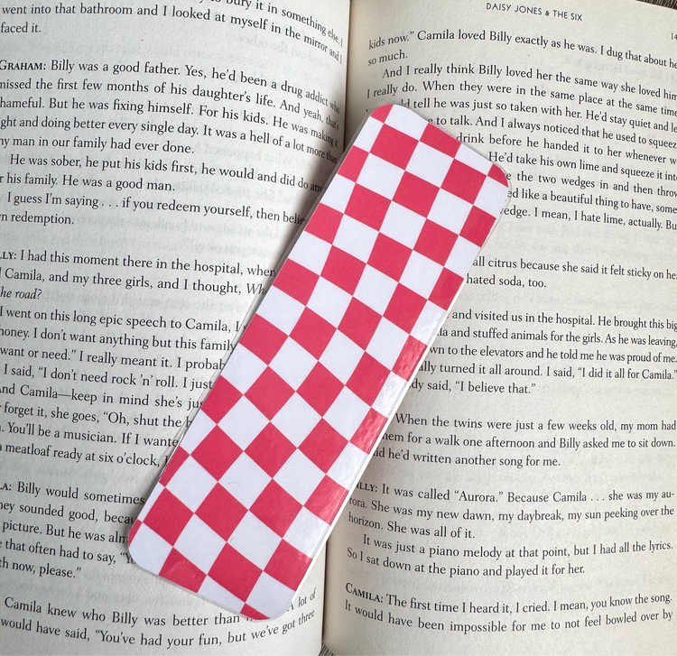 Colorful Checkered Bookmarks
