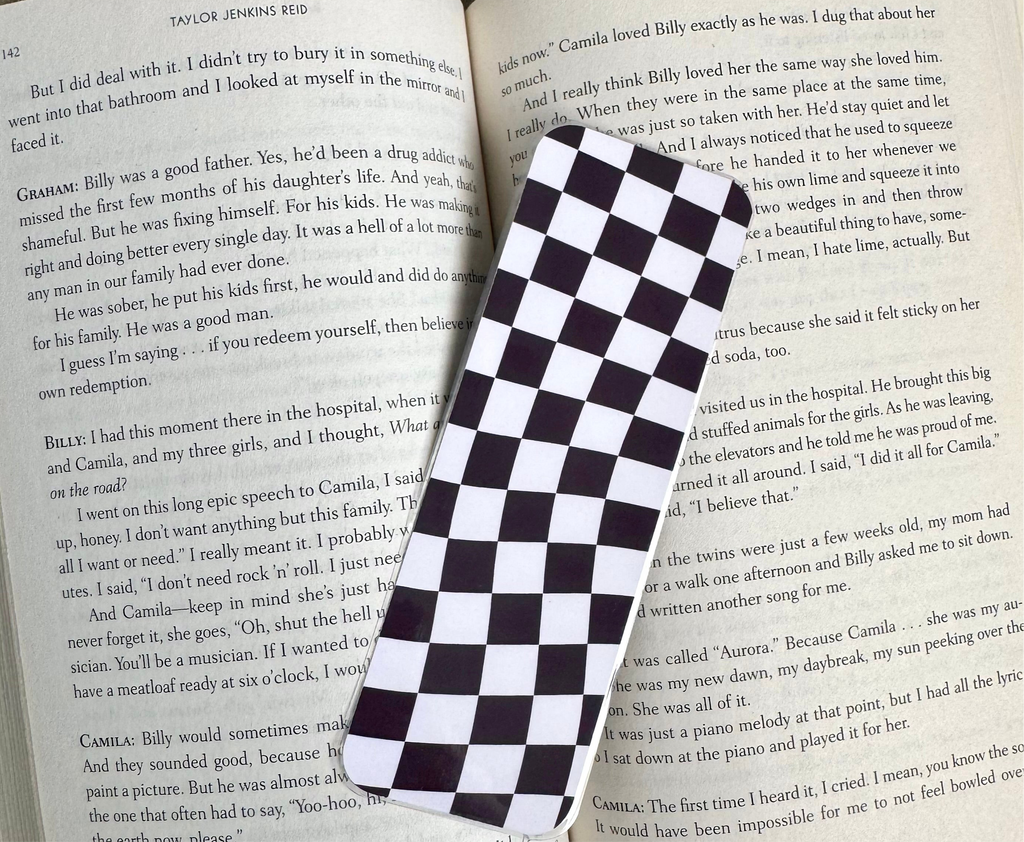 Colorful Checkered Bookmarks