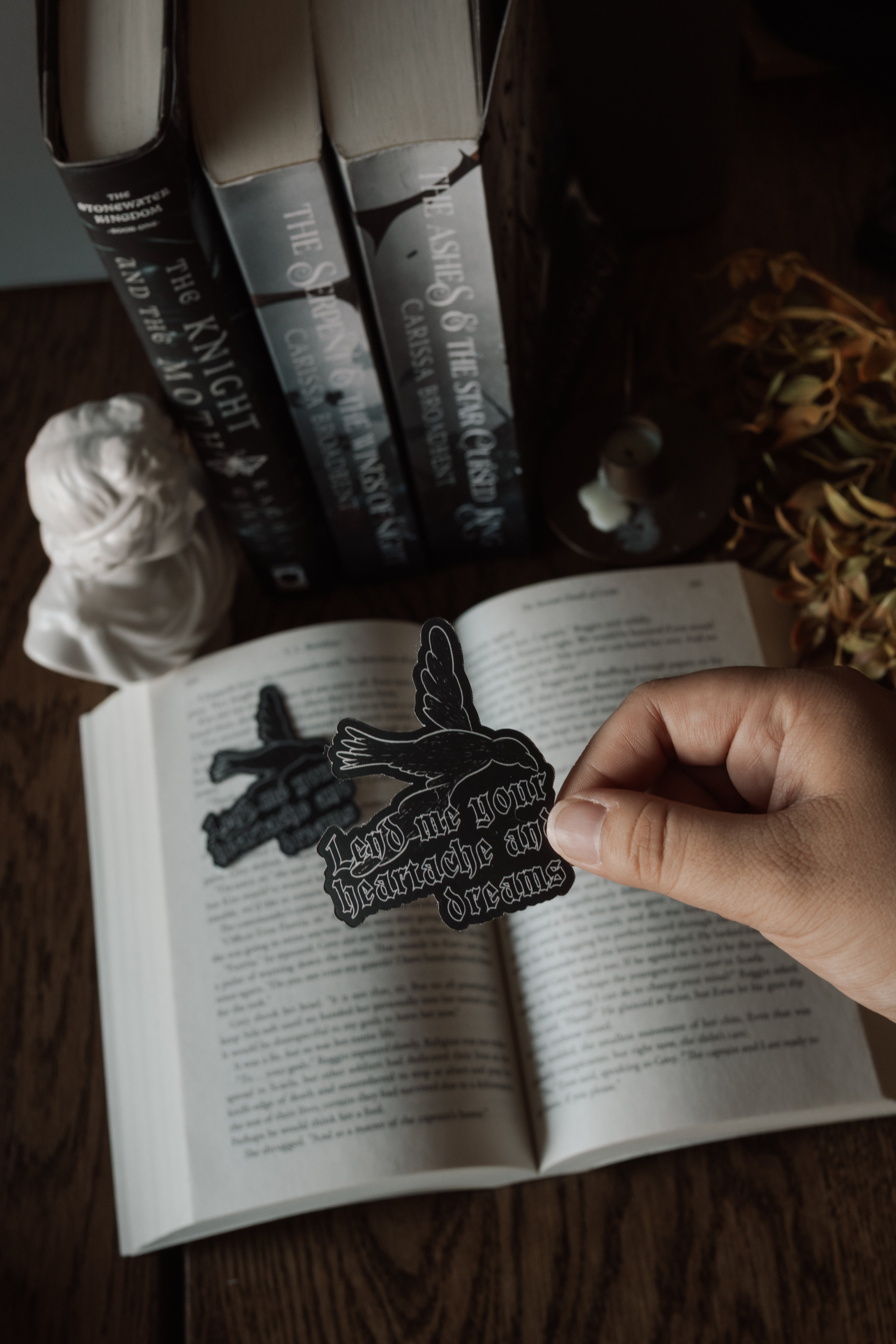 Lady Knight Sticker Set | Dark Academia Matte Vinyl Stickers