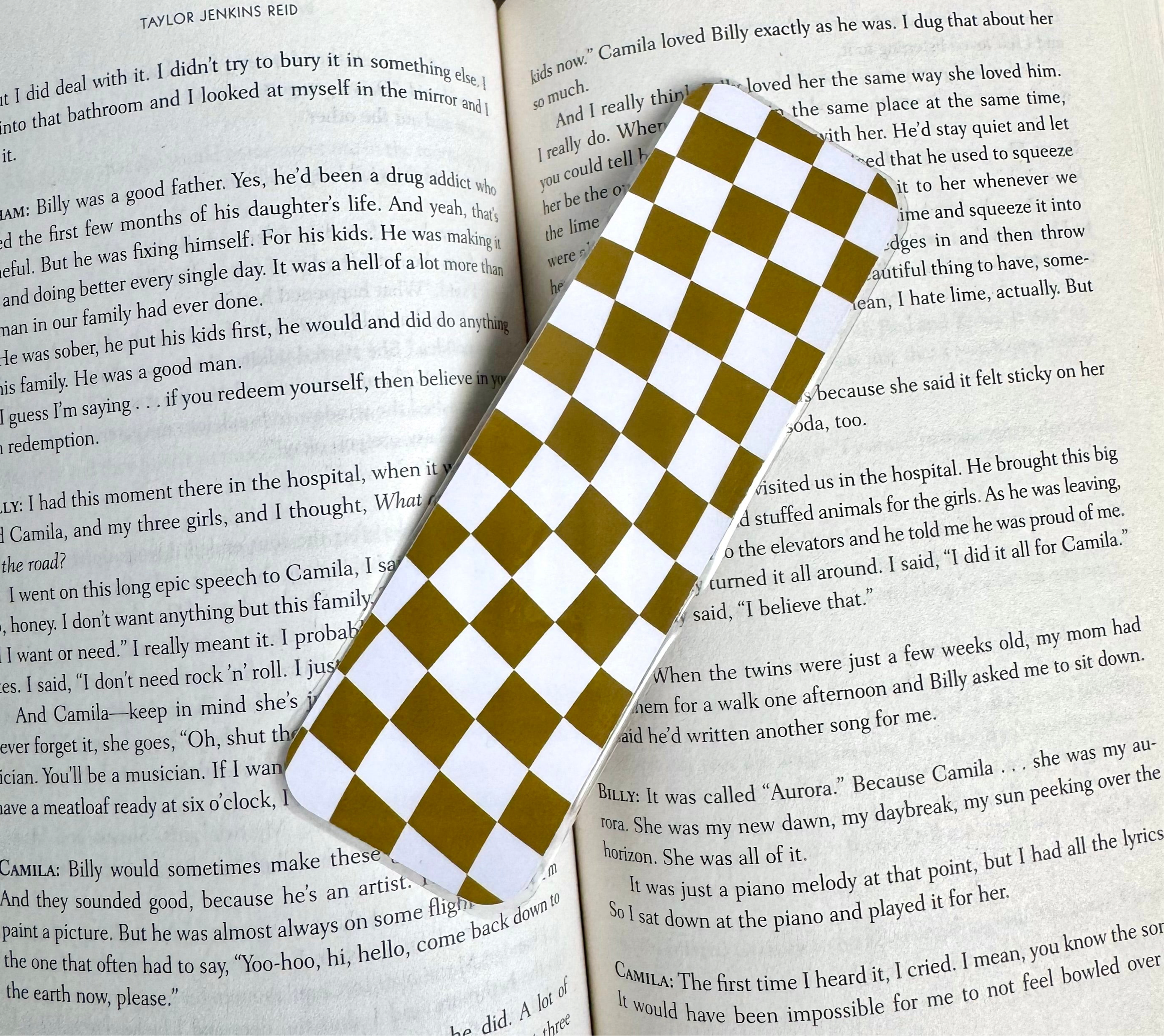 Colorful Checkered Bookmarks