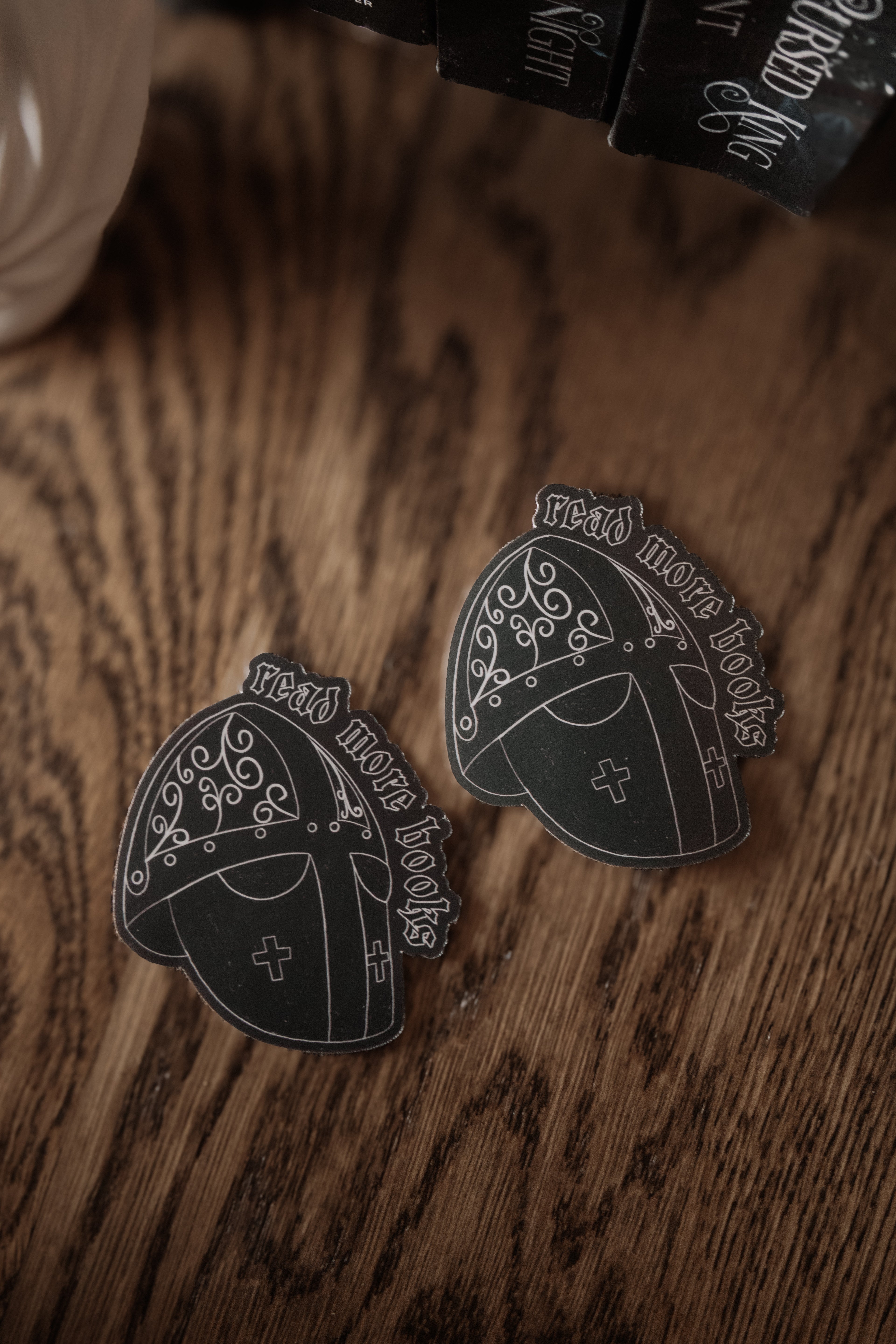 Lady Knight Sticker Set | Dark Academia Matte Vinyl Stickers