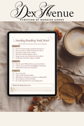 Reading Nook Reset Checklist - Dex AvenueDigital Download