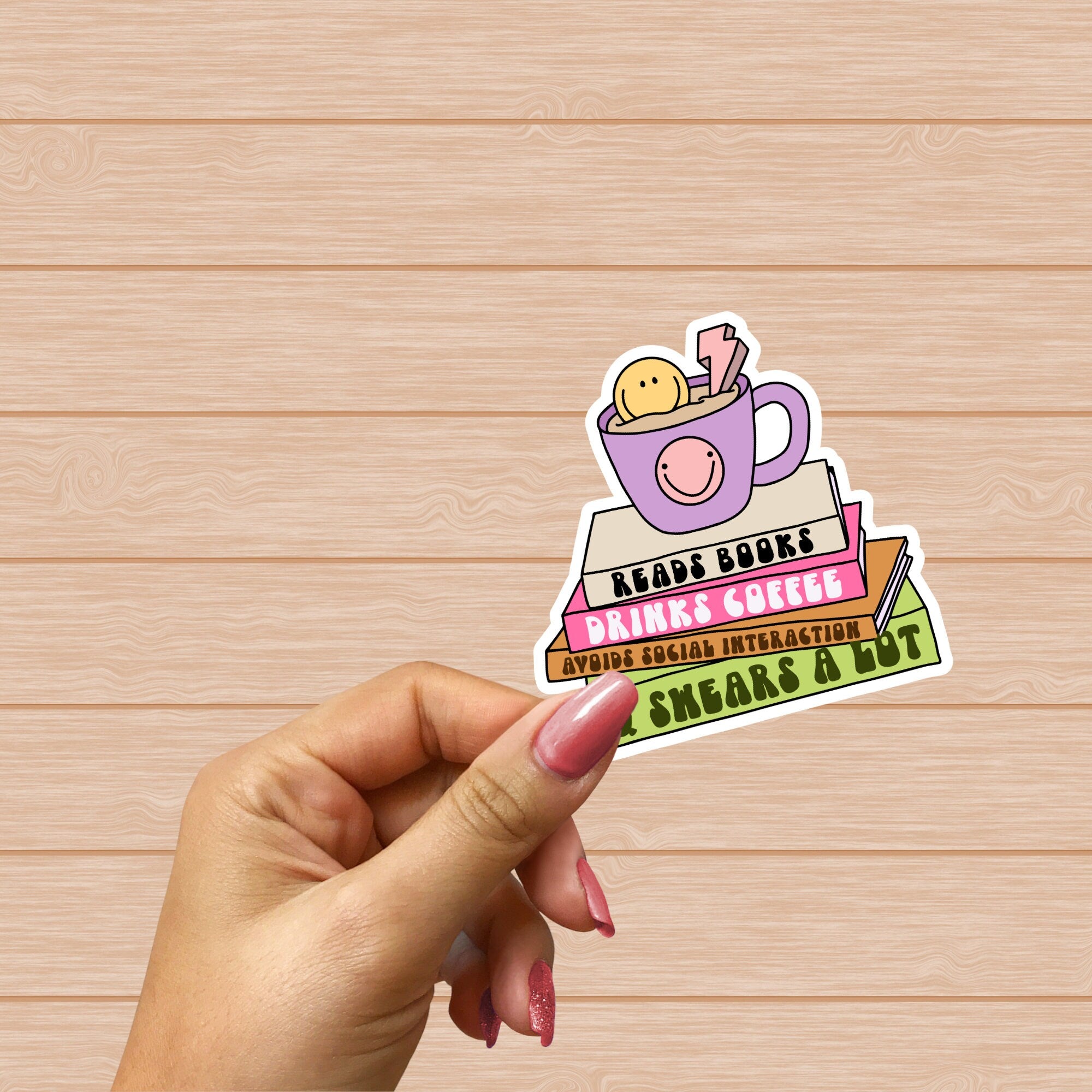 Introvert Kindle Sticer