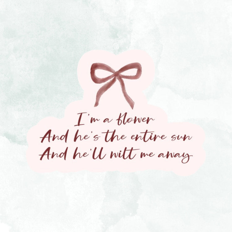 I'm a Flower Sticker