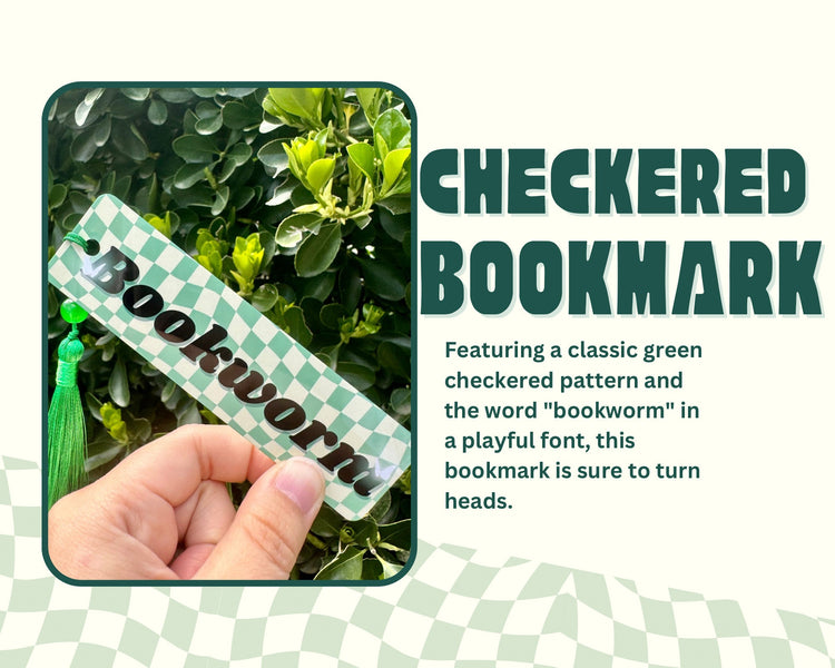 Checkered Bookmark
