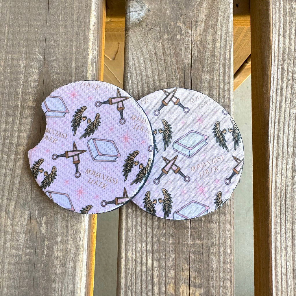 Romantasy Car Coasters