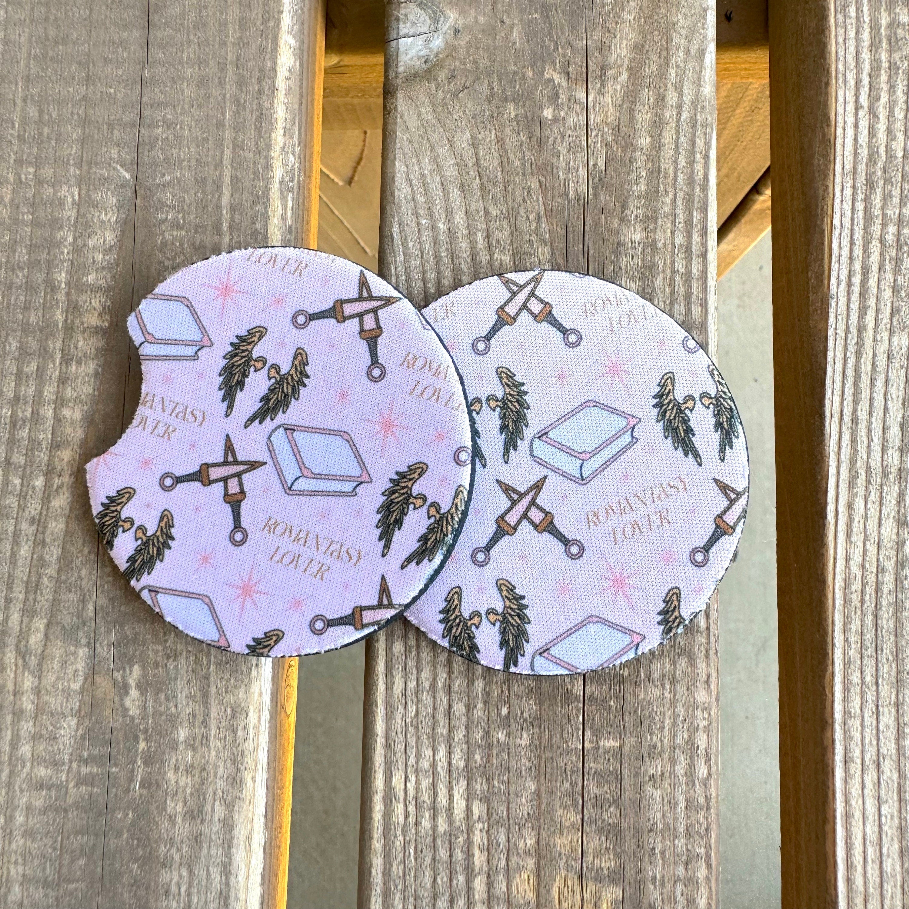 Romantasy Car Coasters