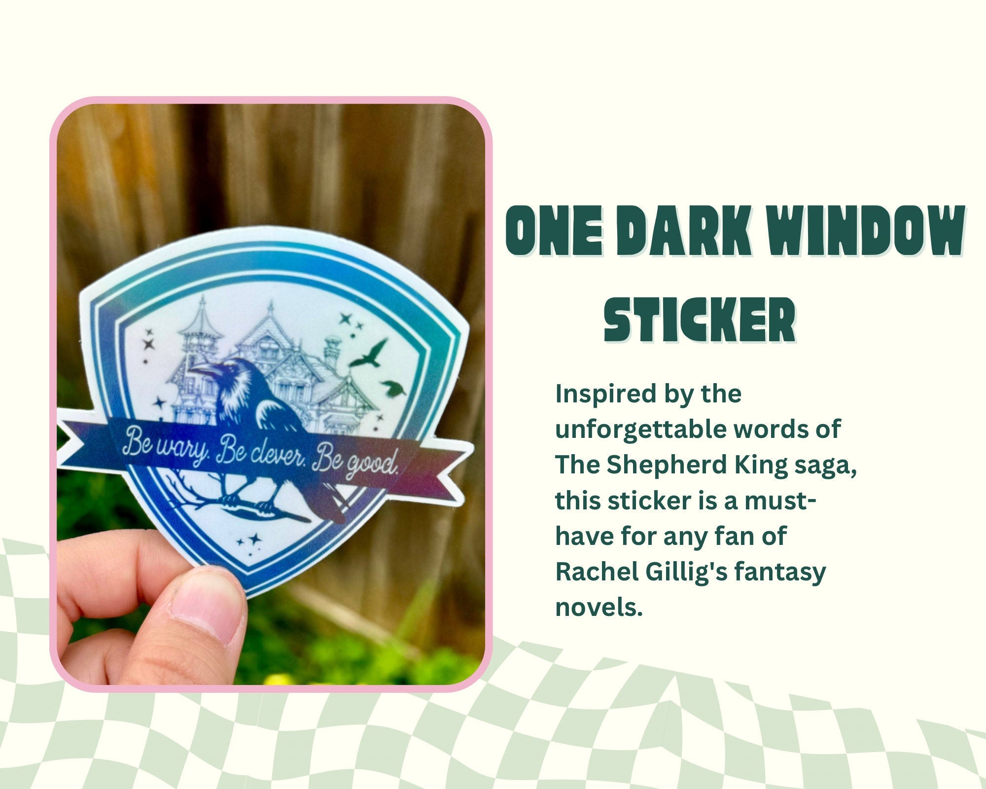 Be Wary, Be Clever, Be Good Sticker