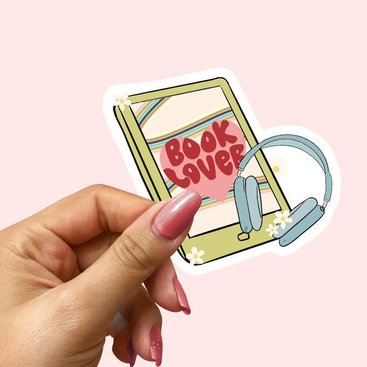 Retro Bookish Sticker