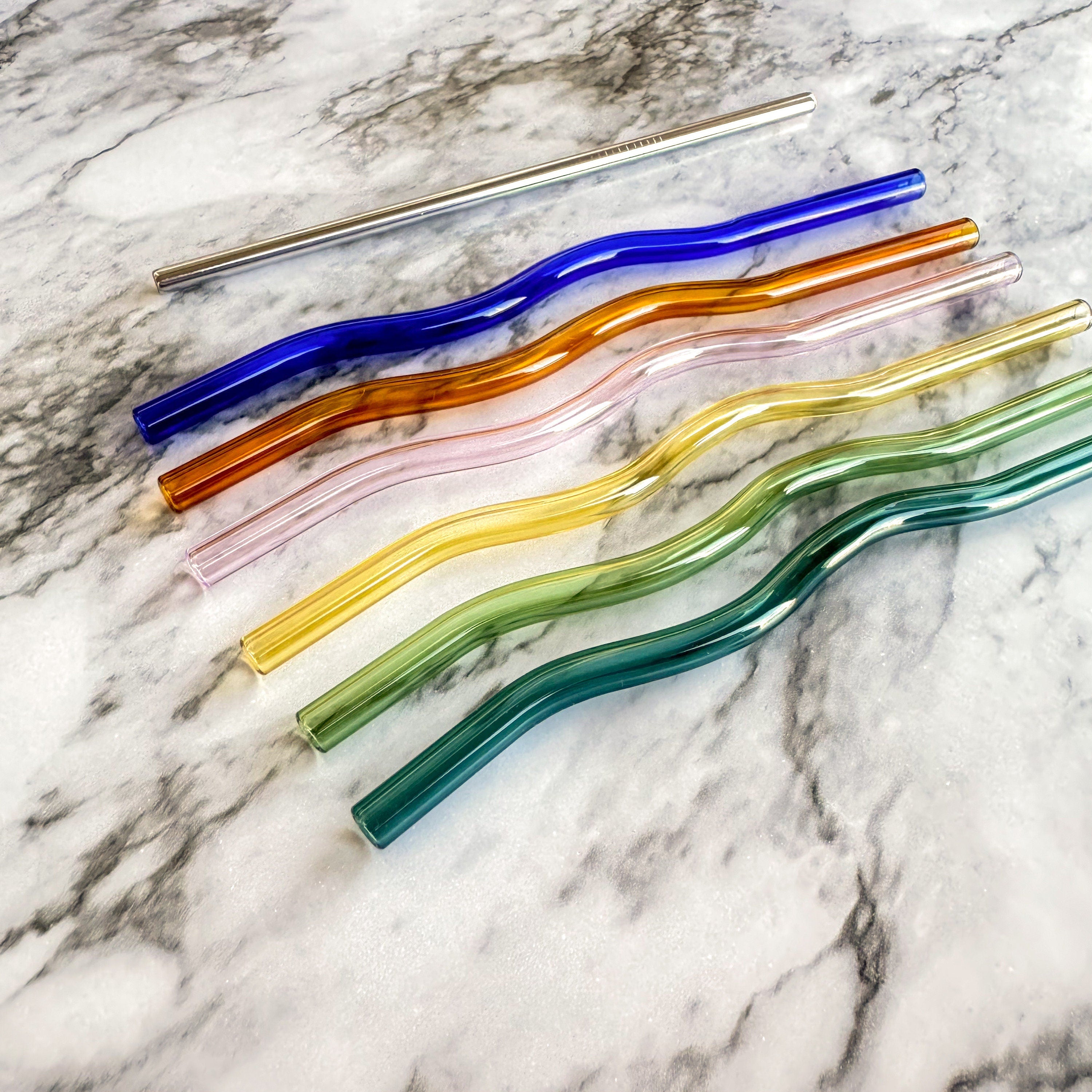 Retro Rainbow Bookish Glass Libbey