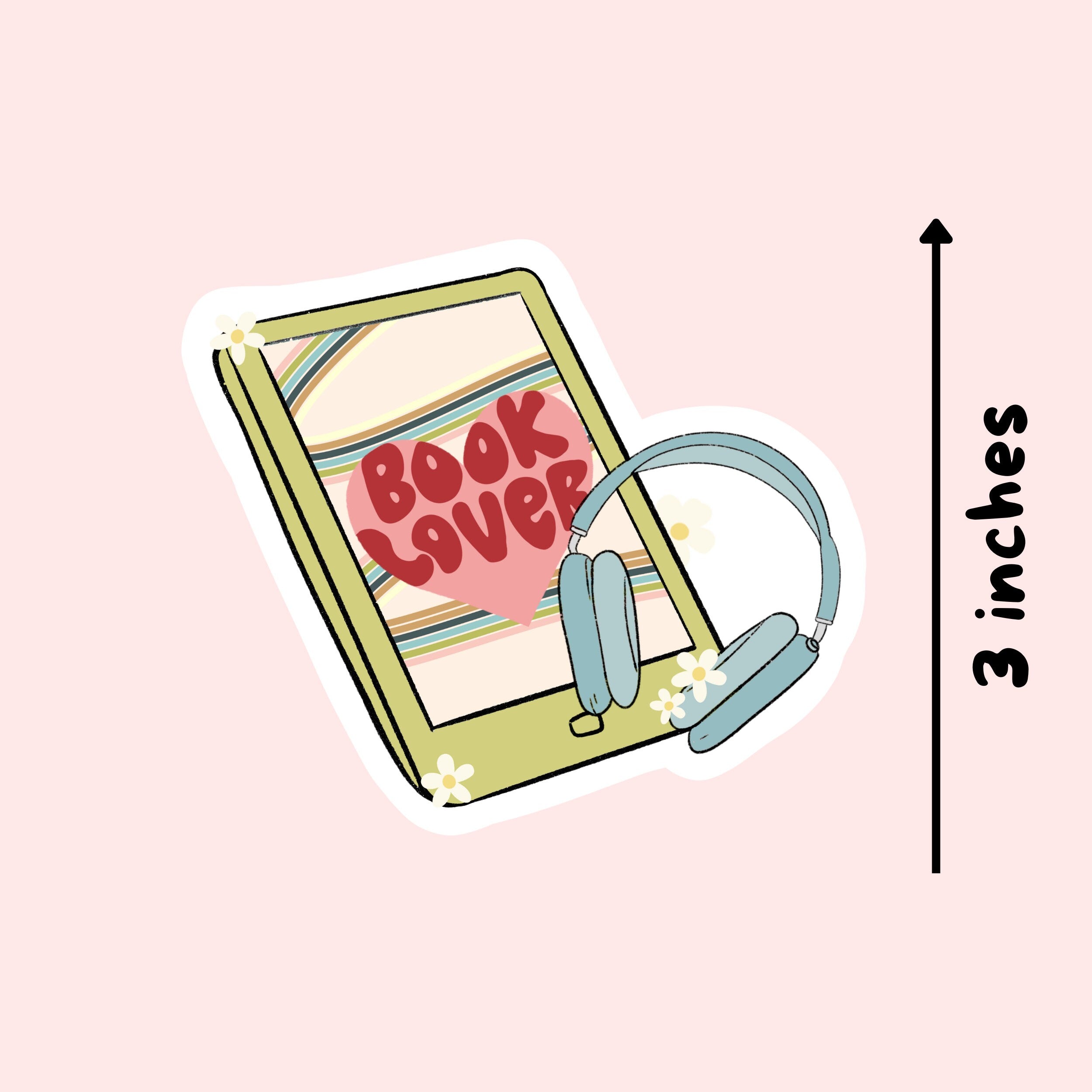 Retro Bookish Sticker