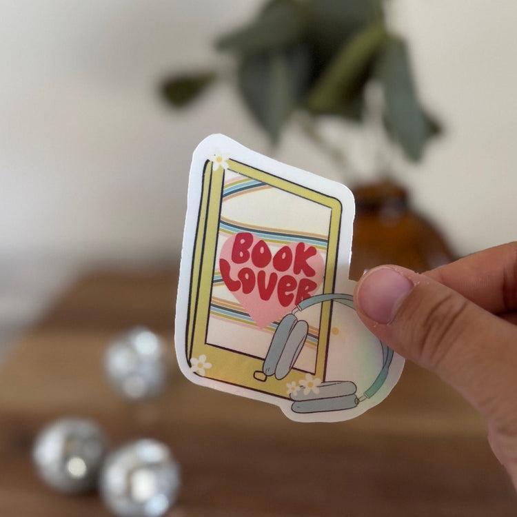 Retro Bookish Sticker